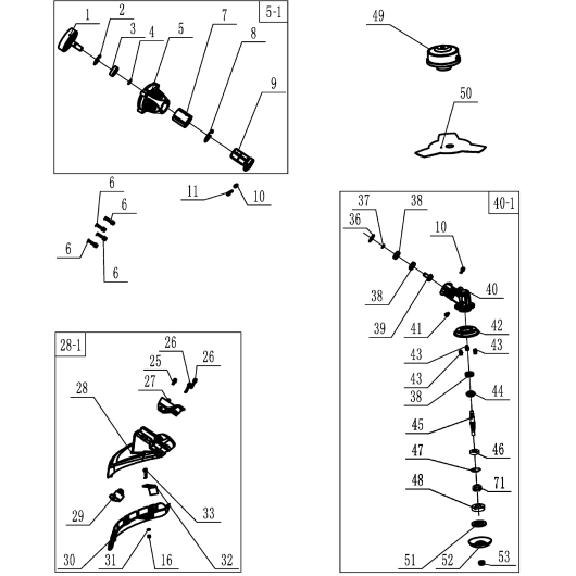 Корпус сцепления, кожух защитный и редуктор после Champion T394FS-2 sn 20042000001